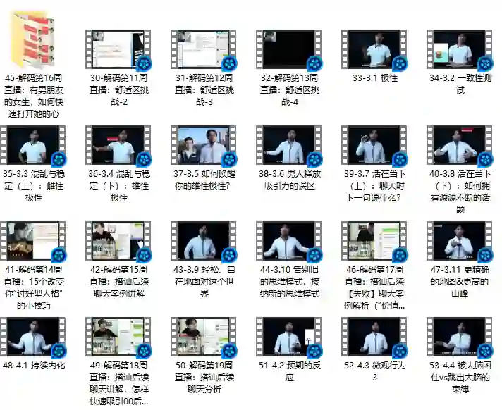 爱上情感教育《吸引力解码私教》-九觉情感社