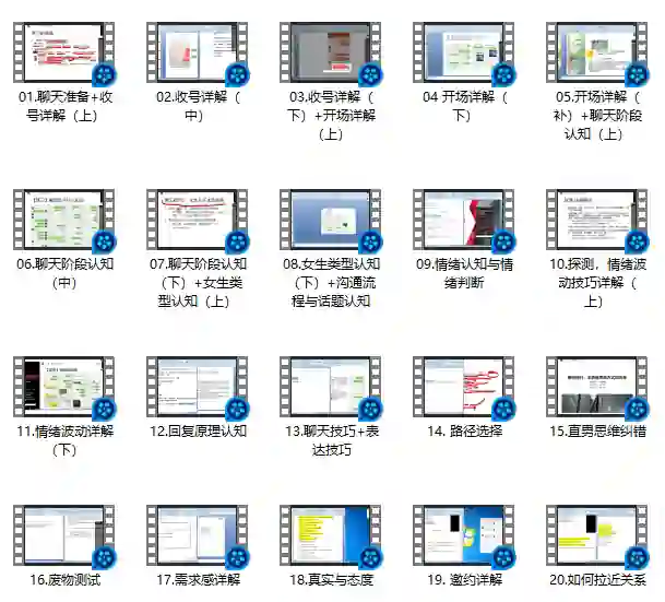 小宇恋爱 浪迹《升华聊天集训》-九觉情感社