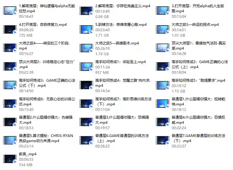 搭讪大师团队-良叔《二次進化》線上視頻課-九觉情感社