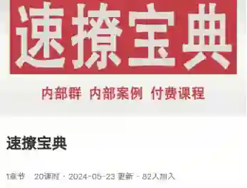 鱼哥Allen《速撩宝典20节》-九觉情感社