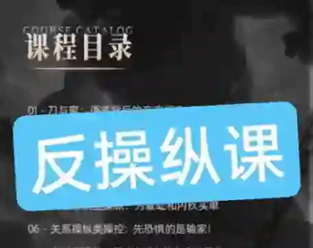 良叔《反操纵课》-九觉情感社