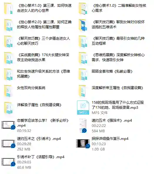 私教必学【魅男方法】-九觉情感社