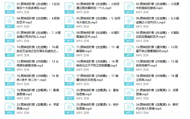 高段位男神进阶营——浪哥出品-九觉情感社