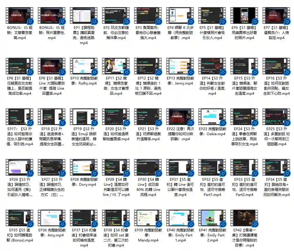 狼群 – 網聊神技課-九觉情感社
